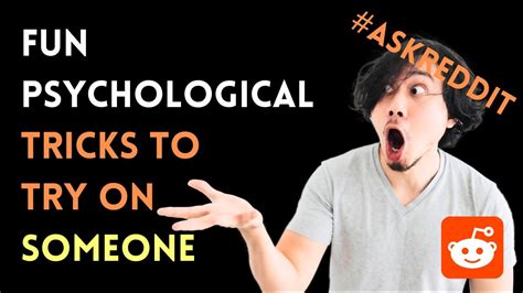 5 Fun Psychological Tricks To Try On Someone .